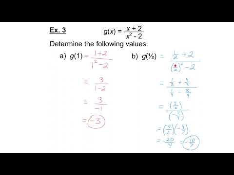 1 2 Function Notation