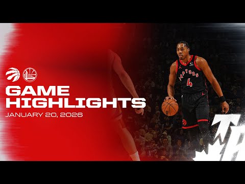 Raptors at Warriors Game Highlights | January 20, 2026