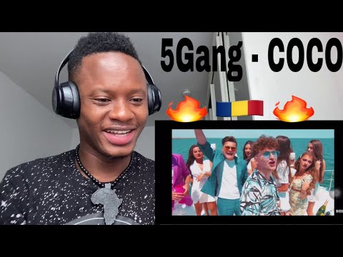 African React To 5Gang - COCO (official Video) 🔥🇷🇴