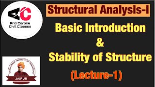 Stability of Structures | Basic Introduction of Structural Analysis-I | Lecture-1