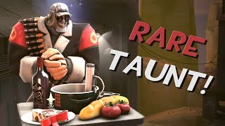[TF2] VERY RARE Taunt Showcase + Promo Item Unboxing and Use!