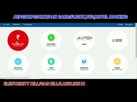 Aeps, bbps, recharge, utility bill, travel all in one portal...