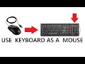 How to use your Computer without mouse  (Use your Keyboard as a Mouse)
