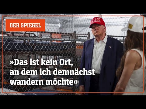»Alligator Alcatraz« – Trump besucht umstrittenes Abschiebelager | DER SPIEGEL