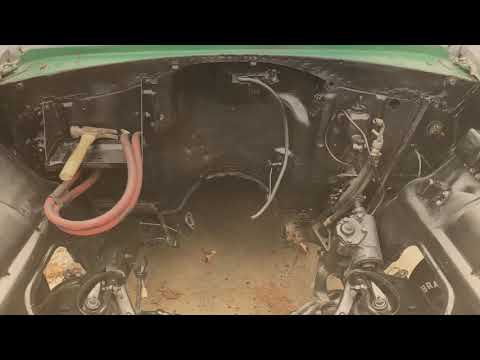 Side mounts w/ V8 350 HO Small Block Chevy Engine install & Turbo 350 Transmission Install sbc