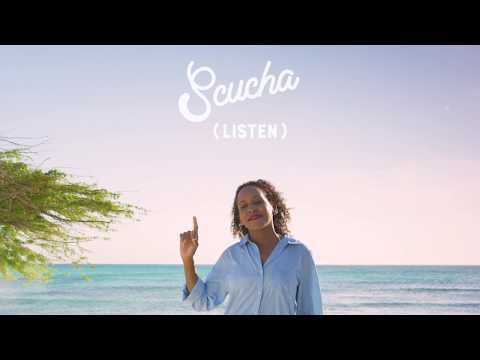 Learn Papiamento with Aruba local, Vanessa: Scucha = Listen