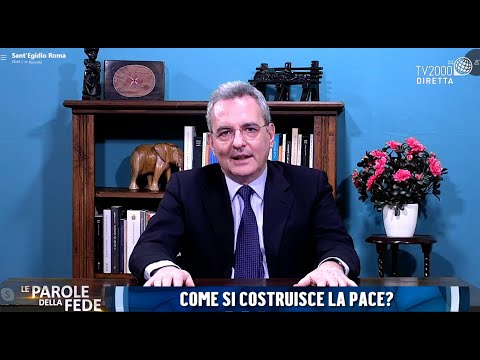 Come si costruisce la pace? Risponde Marco Impagliazzo su TV2000