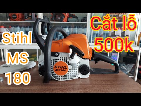 Máy cưa xích Stihl Ms 180. THIỆN VÂN bán máy chính hãng mà gửi máy CHINA.