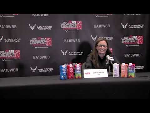 Beth O'Boyle speaks on VCU reaching A-10 Women's and Men's Title game
