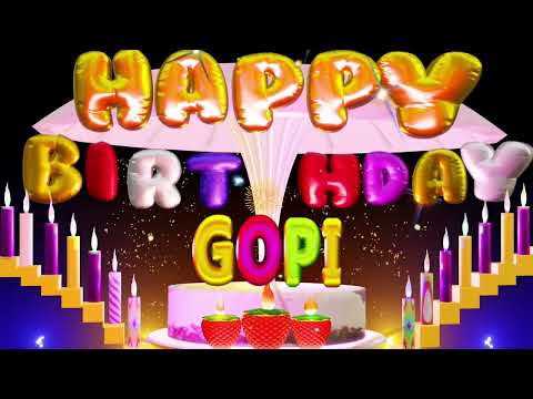 Gopi Happy Birthday Song | Happy Birthday To You #gopi #happy #birthday #toyou #love
