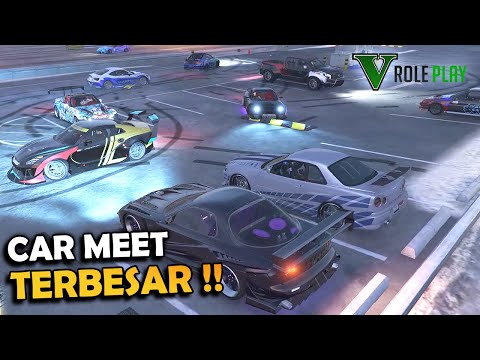 CAR MEET TERBESAR DI KOTA !! - GTA V ROLEPLAY INDONESIA