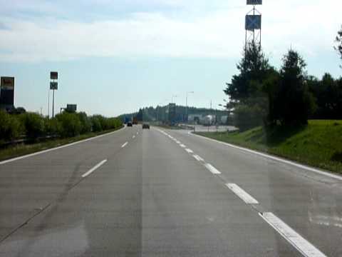 Prague to Vienna on the dodgy Czech roads