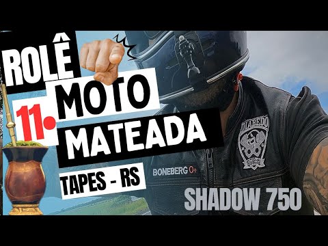 4k - Rolê de Shadow 750 - Moto Mateada - Tapes Rio Grande do Sul