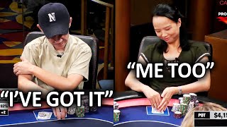 She Has Aces In The Perfect Spot To Shut Him Up