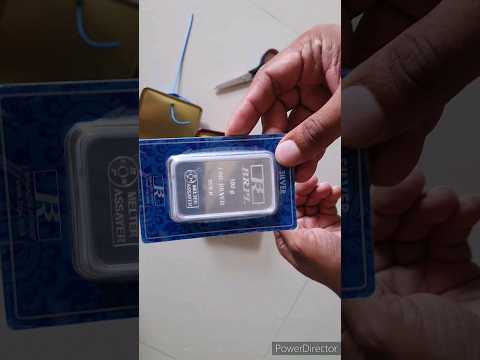 Unboxing BRPL pure Silver 999 bar from amazon #silver