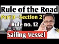 Rule Of The Road ROR Rule No 12 Sailing Vessel In Simple Words Ror Merchantnavy