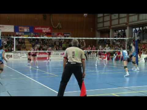 Volleyball women Playoff Finale 2010 Spiel 3 Volley Köniz : Volero Zürich Teil 1