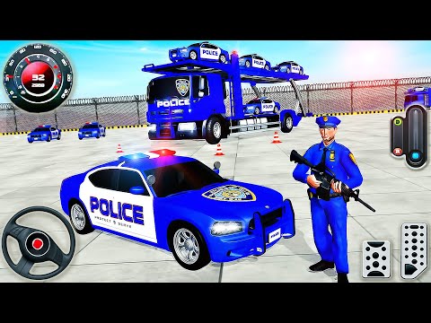 Grand Police Cargo Vehicles Simulator - Transporter Truck Police Cars Driver - Android GamePlay #2