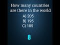 How Many Countries Are There In The World GK With PRIMA