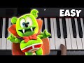 Learn To Play The Gummy Bear Song Halloween EASY Piano Tutorial