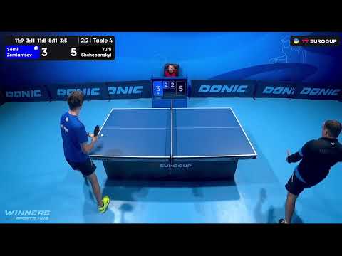 12:25 Serhii Zemiantsev - Yurii Shchepanskyi 28.09.2023 TT Euro.Cup  Ukraine Star.TABLE 4