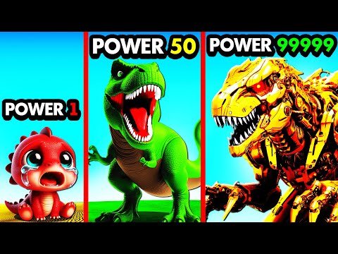 Upgrading Most POWERFUL DINOSAUR (New)