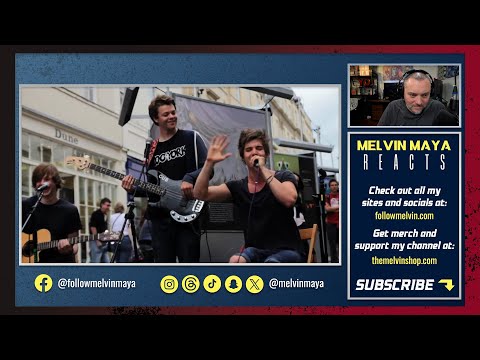 Reacting to TRICK THE FOX [REN] - Busking in Bath with our friend Tom