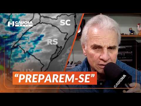 Quando chega a CHUVA no RS? CLÉO KUHN atualiza a previsão do tempo