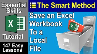 1-6: How to save an Excel workbook to a local file