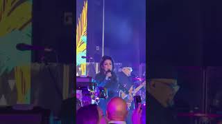 Gloria Estefan performing during the inaugural sailing of MSC&#39;s brand new ship, World America!