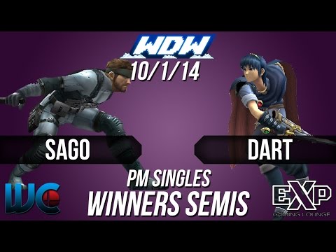 WDW 10/1/14 - Sago (Snake) vs. Dart (Marth) PM Winners Semis