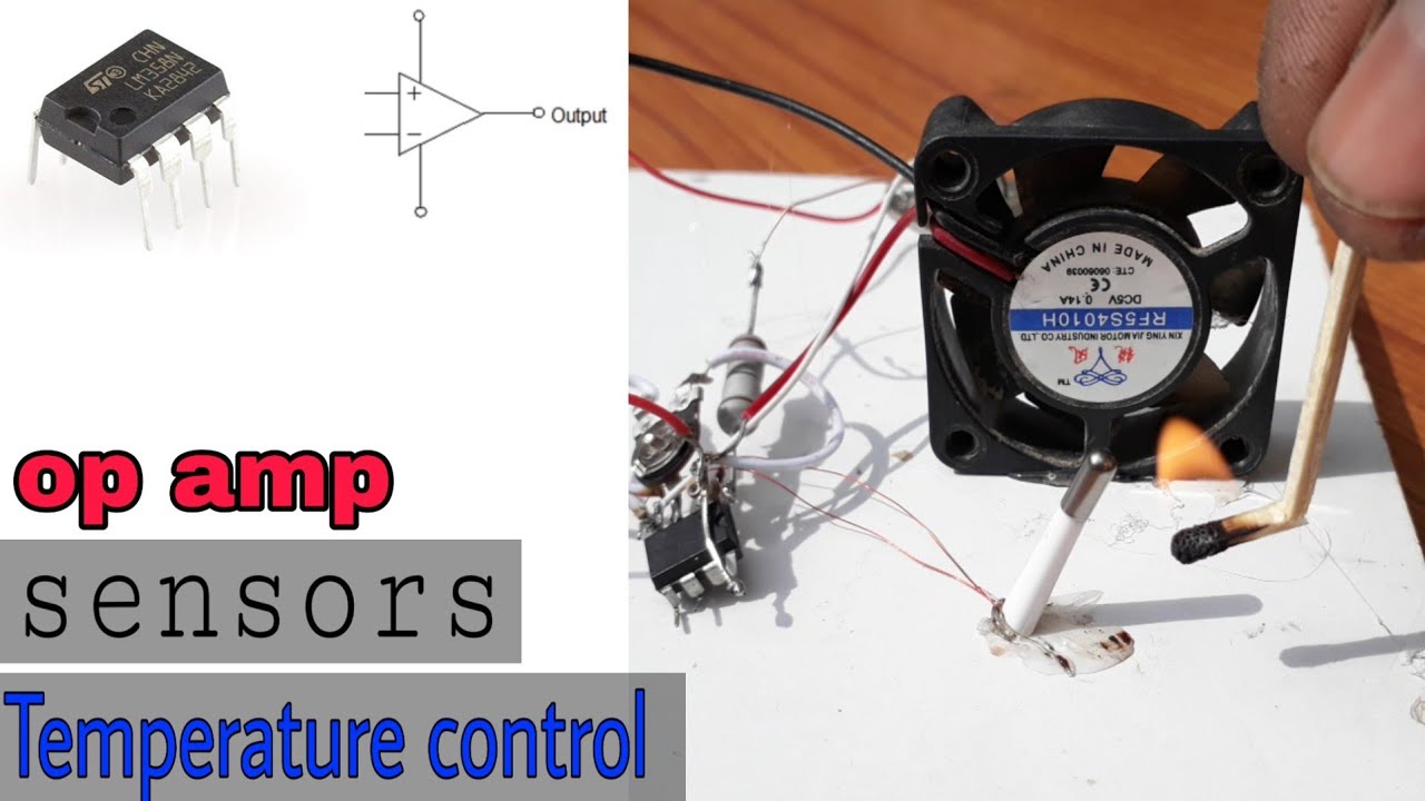 How to make temperature controller from op amp (operational amplifier)