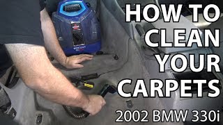 BMW E46 How to Clean Your Carpets DIY