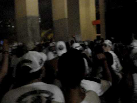 TJS  Cantando depois qo jogo acabou SANTOS 4 X 0 Rio Branco.MPG