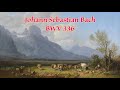 Johann Sebastian Bach BWV 336 Choral Herr Jesu Christ Wahr R Mensch Und Gott In A Major