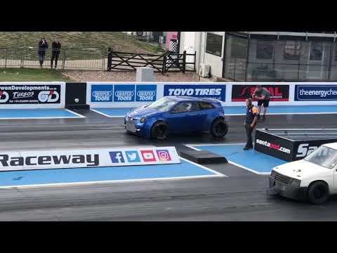 Romania VW lupo twin engine 2x2.0l tfsi ( santa pod) 1800bhp