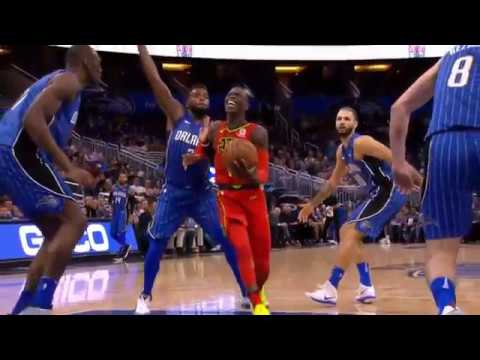 Dennis Schroder Takes Exception To Shelvin Mack hard Foul | Magic vs Hawks
