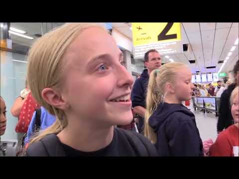 Aankomst wereldkampioen streetdance Chantal de Boer