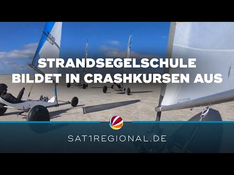 Strandsegelschule in St. Peter-Ording bildet Interessierte in Crashkursen aus