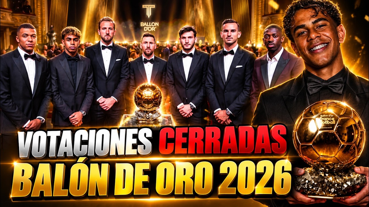 🚨OFICIAL: VOTACIONES CERRADAS para el BALÓN de ORO 2026 ¿QUIÉN GANARÁ? LAMINE el FAVORITO