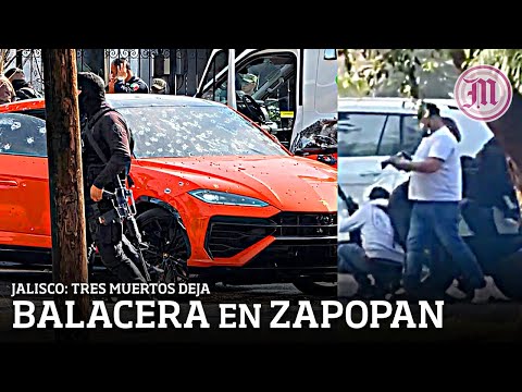 Balacera en Zapopan deja al menos tres personas sin vida; ataque quedó grabado