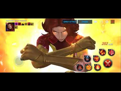 Jean Grey Fighting Scene #marvelfuturefight #mutant #worldboss