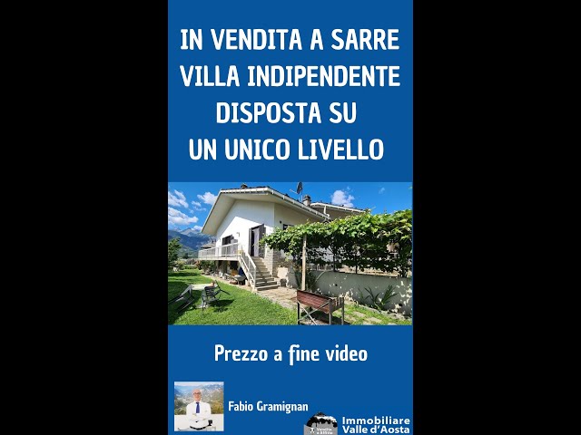 Villa singola a Sarre (AO)