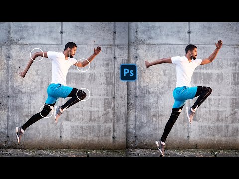 Easy Way To Move Body Parts In Photoshop!