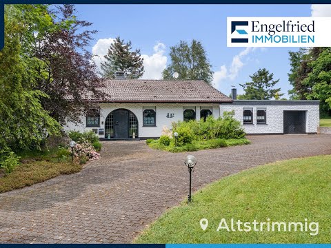 Eleganter Bungalow auf parkähnlichem Grundstück in atemberaubender Randlage in Altstrimmig
