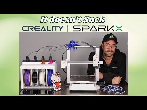 Creality SparkX i7: TEST: 13 Hours, 149 Color Changes - 3D Printer