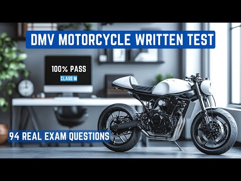 DMV Motorcycle written test 2025 | MVS Motorcycle practice test | All states