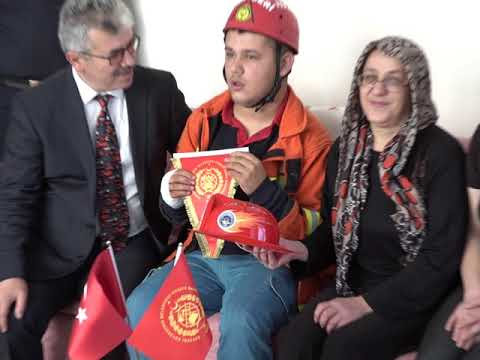 OTİZMLİ GENCİN İTFAİYE