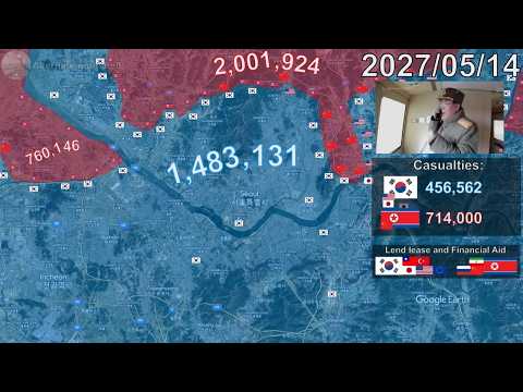 Battle of Seoul Using Google Earth  [WHAT IF] [ALTERNATE]