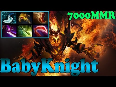 Dota 2 - Babyknight 7000 MMR Plays Shadow Fiend Vol 2 - Ranked Match Gameplay!